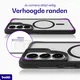Buddi Hybrid Samsung Galaxy A57 Hoesje MagSafe Back Cover Matte Zwart afbeelding 6