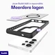 Buddi Hybrid Samsung Galaxy A37 Hoesje MagSafe Back Cover Matte Zwart afbeelding 4