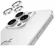 AVY iPhone 16 Pro / 16 Pro Max Camera Protector Rings Glitter Zilver afbeelding 9