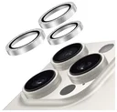 AVY iPhone 15 Pro / 15 Pro Max Camera Protector Rings Glitter Zilver