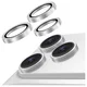 AVY iPhone 14 Pro / 14 Pro Max Camera Protector Rings Glitter Zilver