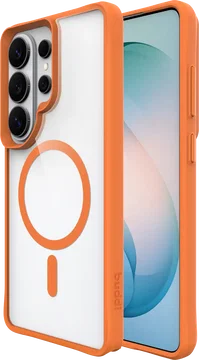 Buddi Hybrid Samsung S26 Ultra Hoesje MagSafe Back Cover Transparant Oranje