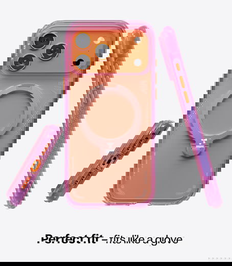 TORRAS Ostand Q3 Air Apple iPhone 17 Pro Hoesje MagSafe 360° Kickstand Paars afbeelding 9