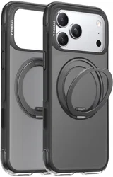 TORRAS Ostand O3 Air Apple iPhone 17 Pro Hoesje MagSafe 360° Kickstand Zwart afbeelding