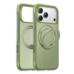 TORRAS Ostand O3 Air Apple iPhone 17 Pro Hoesje MagSafe 360° Kickstand Groen afbeelding