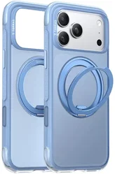 TORRAS Ostand O3 Air Apple iPhone 17 Pro Hoesje MagSafe 360° Kickstand Blauw afbeelding
