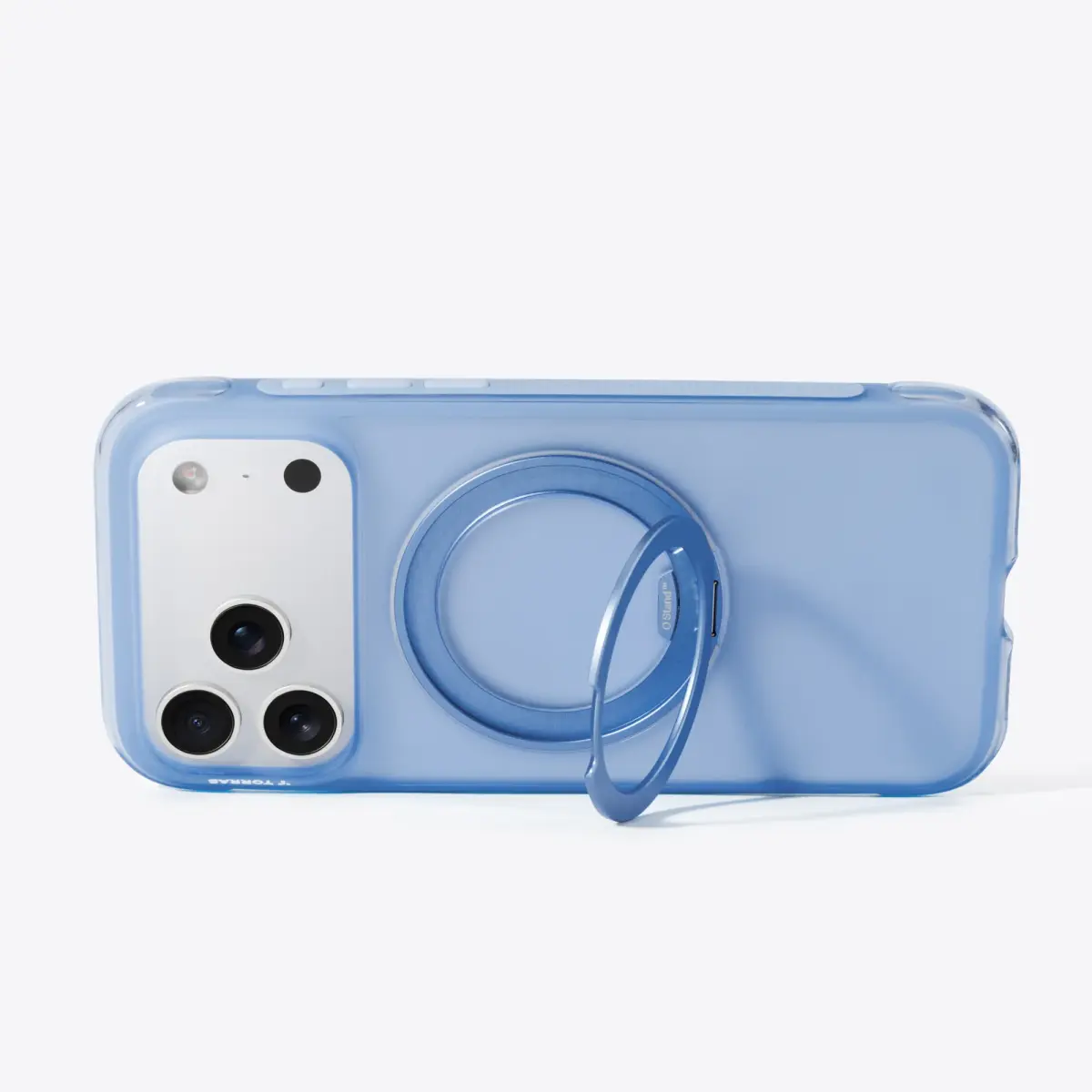 TORRAS Ostand O3 Air Apple iPhone 17 Pro Max Hoesje MagSafe 360° Kickstand Blauw afbeelding 10