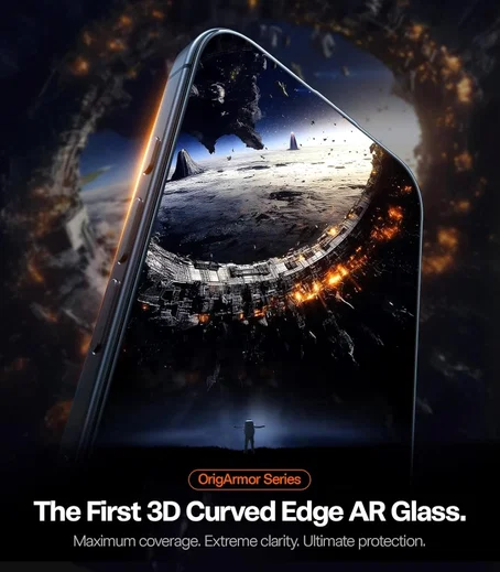 TORRAS OrigArmor iPhone 17 Pro Max 9H+ Glass Screen Protector Installatietray afbeelding 2