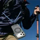TORRAS Ostand O3 Air Apple iPhone 16 Pro Hoesje MagSafe 360° Kickstand Zwart afbeelding 3