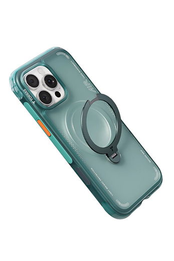 TORRAS Ostand Q3 Air Apple iPhone 16 Pro Max Hoesje MagSafe 360° Kickstand Groen afbeelding 12