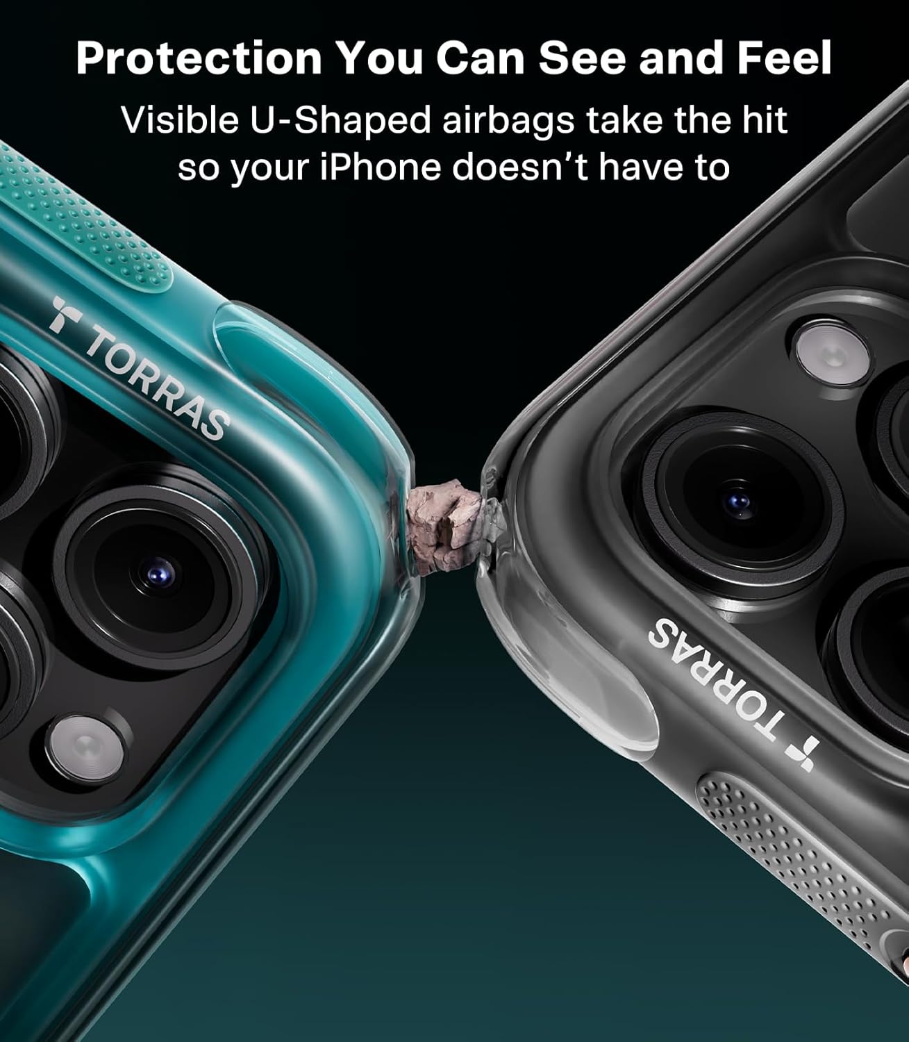 TORRAS Ostand Q3 Air Apple iPhone 16 Pro Max Hoesje MagSafe 360° Kickstand Groen afbeelding 8