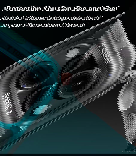 TORRAS Ostand Q3 Air Apple iPhone 16 Pro Max Hoesje MagSafe 360° Kickstand Groen afbeelding 8