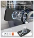 TORRAS Q Pro Silicone iPhone 16 Pro Hoesje MagSafe 360° Kickstand Zwart afbeelding 3