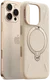 TORRAS Q Pro Silicone iPhone 16 Pro Max Hoesje MagSafe 360° Kickstand Beige