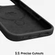TORRAS Q Pro Silicone iPhone 16 Pro Max Hoesje MagSafe 360° Kickstand Beige afbeelding 7
