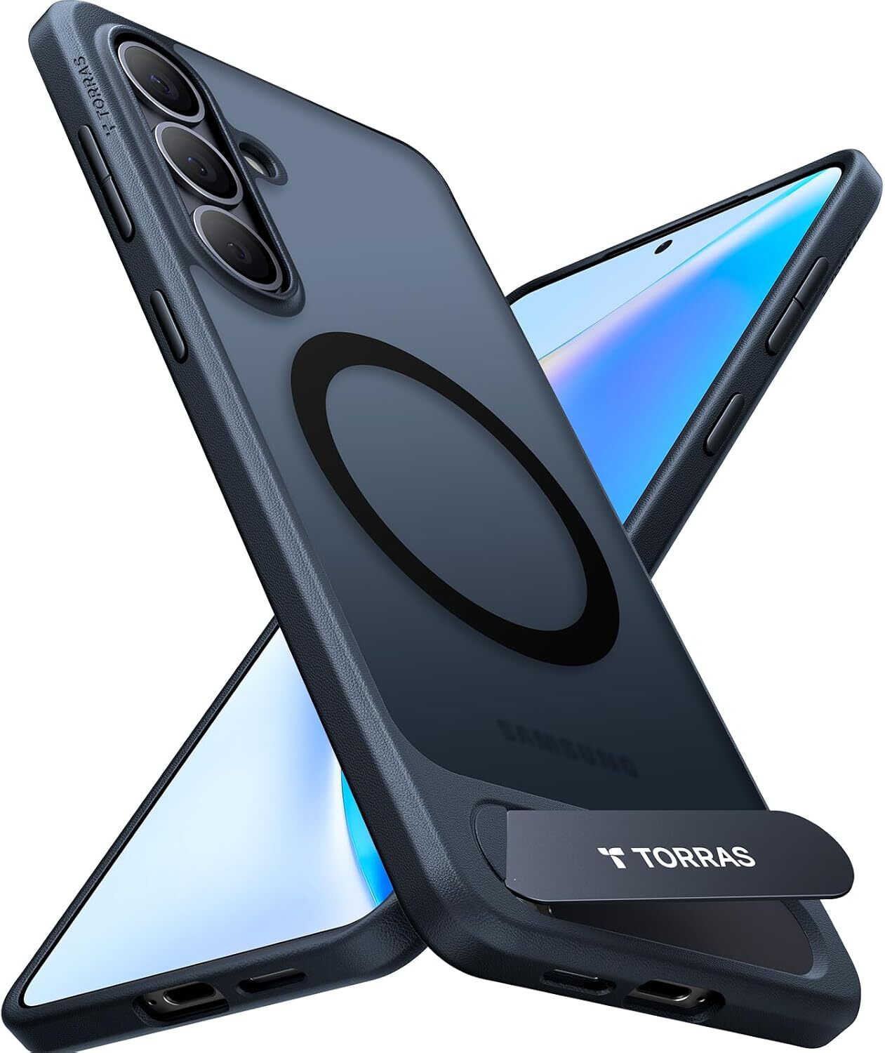 TORRAS Ostand L1 Guardian Magnetic Hoesje Samsung Galaxy S26 Zwart afbeelding 1