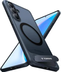 TORRAS Ostand L1 Guardian Magnetic Hoesje Samsung Galaxy S26 Zwart afbeelding