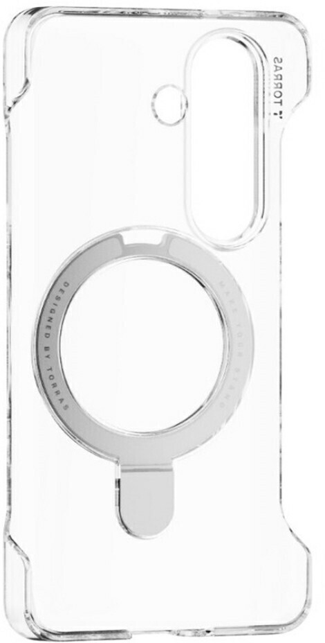 TORRAS Ostand Spin Samsung Galaxy S26 Hoesje MagSafe Stand Transparant afbeelding 3