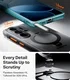 TORRAS Ostand Q3 Air Samsung Galaxy S26 Ultra Hoes MagSafe 360° Kickstand Zwart afbeelding 3