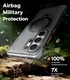 TORRAS Ostand Q3 Air Samsung Galaxy S26 Ultra Hoes MagSafe 360° Kickstand Zwart afbeelding 6