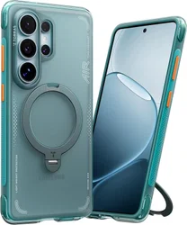 TORRAS Ostand Q3 Air Samsung Galaxy S26 Ultra Hoes MagSafe 360° Kickstand Groen afbeelding