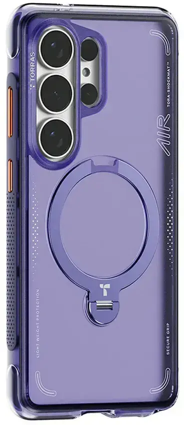 TORRAS Ostand Q3 Air Samsung Galaxy S26 Ultra Hoes MagSafe 360° Kickstand Paars afbeelding 11