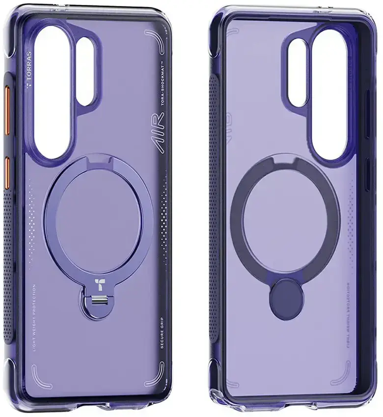 TORRAS Ostand Q3 Air Samsung Galaxy S26 Ultra Hoes MagSafe 360° Kickstand Paars afbeelding 10