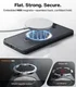 TORRAS Ostand Spin Samsung Galaxy S26 Plus Hoesje 360° MagSafe Stand Zwart afbeelding 4