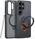 TORRAS Ostand Spin Samsung Galaxy S26 Ultra Hoesje 360° MagSafe Stand Zwart