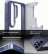 TORRAS Ostand Spin Samsung Galaxy S26 Ultra Hoesje 360° MagSafe Stand Paars afbeelding 7