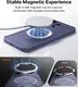 TORRAS Ostand Spin Samsung Galaxy S26 Ultra Hoesje 360° MagSafe Stand Paars afbeelding 8