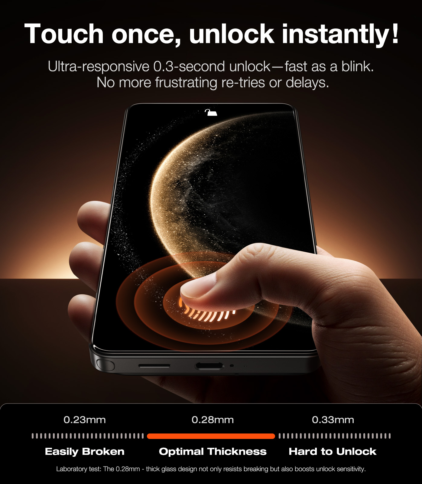 TORRAS Install Master Samsung Galaxy S26 Ultra Privacy Glass Screen Protector afbeelding 9