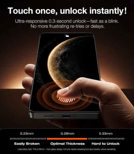 TORRAS Install Master Samsung Galaxy S26 Ultra Privacy Glass Screen Protector afbeelding 9