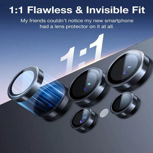TORRAS LensGuard Samsung Galaxy S26 Ultra Camera Protector Zwart afbeelding 8