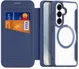 Dux Ducis Skin X Pro Samsung Galaxy S26 Hoesje MagSafe Book Case Blauw afbeelding 4