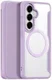 Dux Ducis Skin X Pro Samsung Galaxy S26 Hoesje MagSafe Book Case Paars Roze