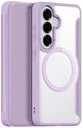 Dux Ducis Skin X Pro Samsung Galaxy S26 Hoesje MagSafe Book Case Paars Roze