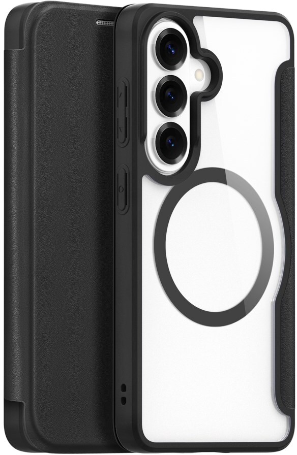 Dux Ducis Skin X Pro Samsung Galaxy S26 Plus Hoesje MagSafe Book Case Zwart afbeelding 1