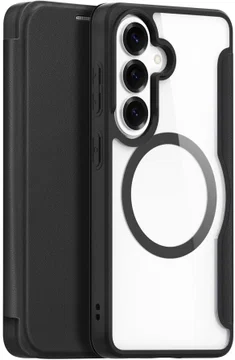 Dux Ducis Skin X Pro Samsung Galaxy S26 Plus Hoesje MagSafe Book Case Zwart
