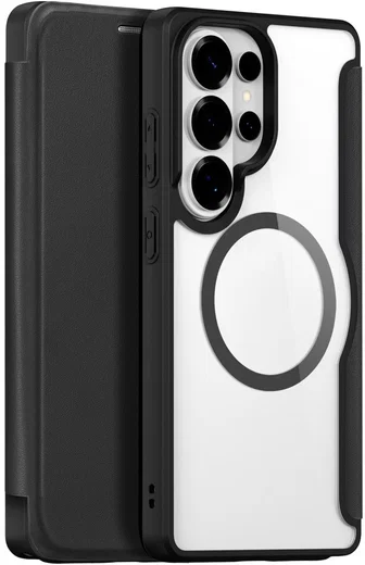Dux Ducis Skin X Pro Samsung S26 Ultra Hoesje MagSafe Book Case Zwart afbeelding 1
