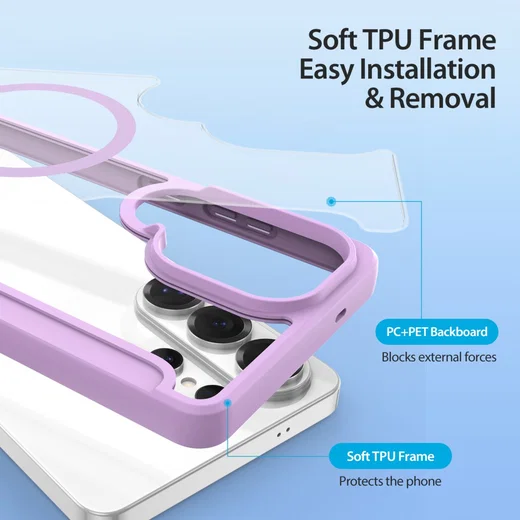 Dux Ducis Skin X Pro Samsung S26 Ultra Hoesje MagSafe Book Case Paars Roze afbeelding 11