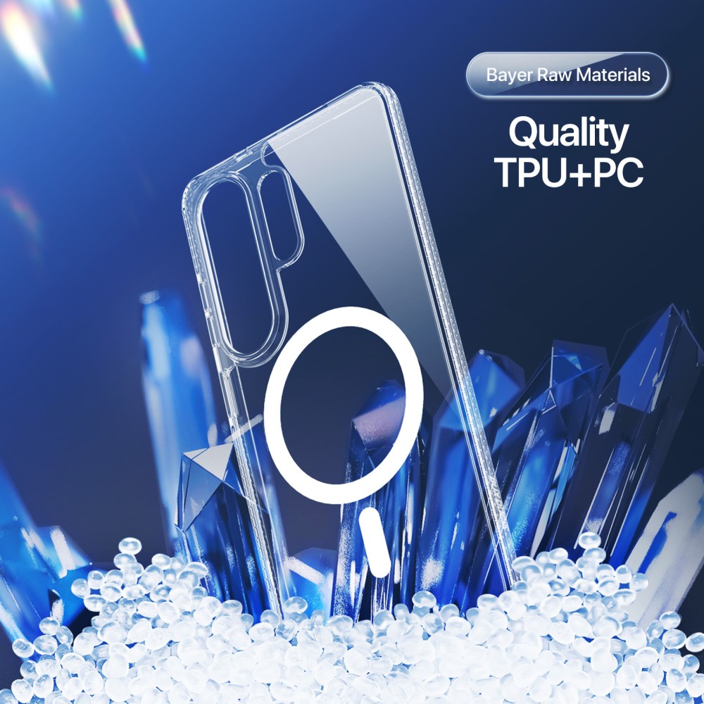 Dux Ducis Clin Samsung Galaxy S26 Ultra Hoesje MagSafe Back Cover Transparant afbeelding 9