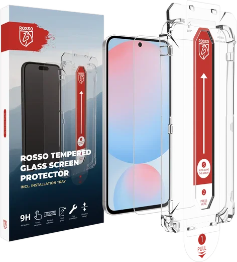 Rosso Samsung Galaxy A57 Tempered Glass met Installatietray Dust Removal afbeelding 2