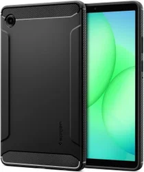 Spigen Rugged Armor Samsung Galaxy Tab A11 / A9 Hoes Zwart afbeelding