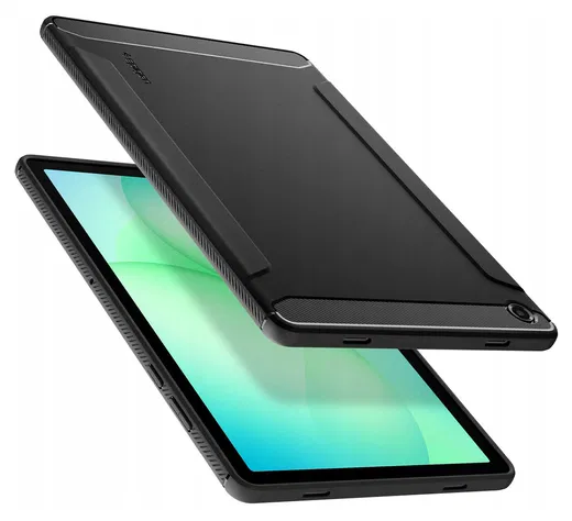 Spigen Rugged Armor Samsung Galaxy Tab A11 Plus Hoesje Back Cover Matte Zwart afbeelding 10