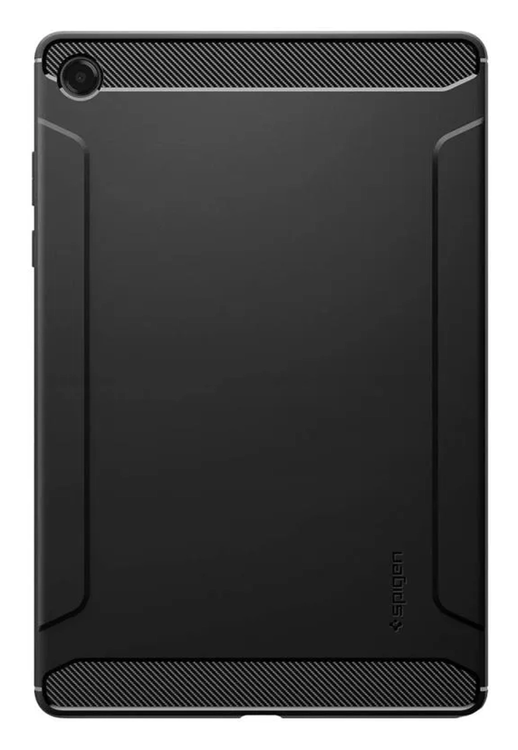 Spigen Rugged Armor Samsung Galaxy Tab A11 Plus Hoesje Back Cover Matte Zwart afbeelding 2