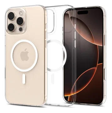 Spigen Thin Fit MagFit Apple iPhone 16 Pro Hoesje MagSafe Back Cover Transparant