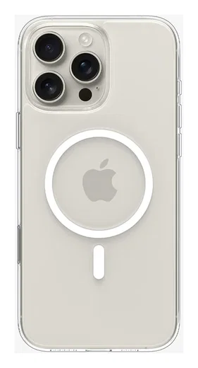 Spigen Thin Fit MagFit Apple iPhone 16 Pro Max Hoesje MagSafe Transparant Wit afbeelding 1
