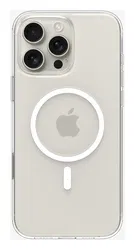 Spigen Thin Fit MagFit Apple iPhone 16 Pro Max Hoesje MagSafe Transparant Wit afbeelding