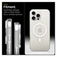 Spigen Thin Fit MagFit Apple iPhone 16 Pro Max Hoesje MagSafe Transparant Wit afbeelding 14
